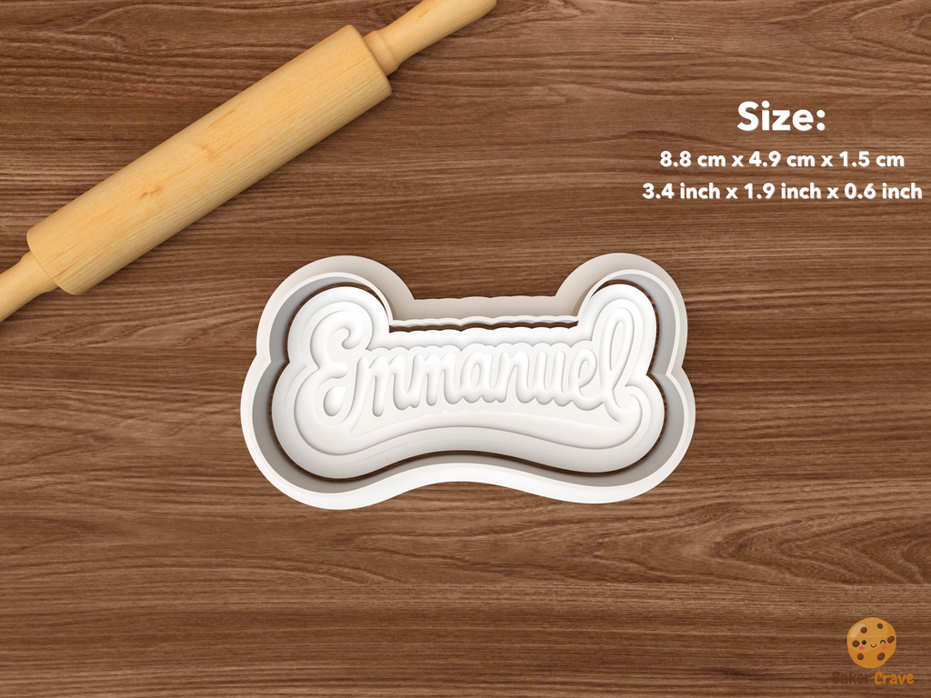 Christ Centered Christmas Lettering Cookie Cutter Set STL File