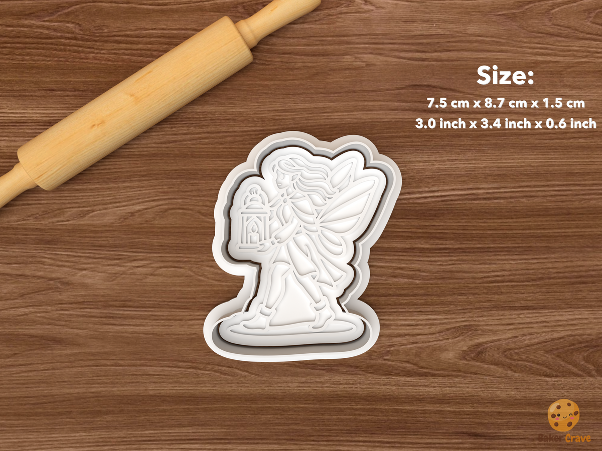 Dark Fairy Halloween Cookie Cutter Set STL File
