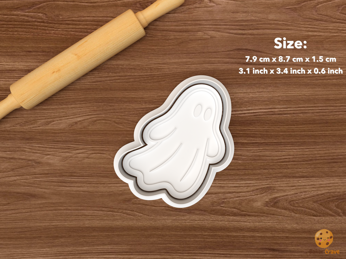Classic Sheet Ghost Cookie Cutter Set STL File