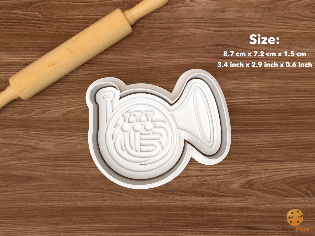 Orchestra Instruments Cookie Cutter Set STL File