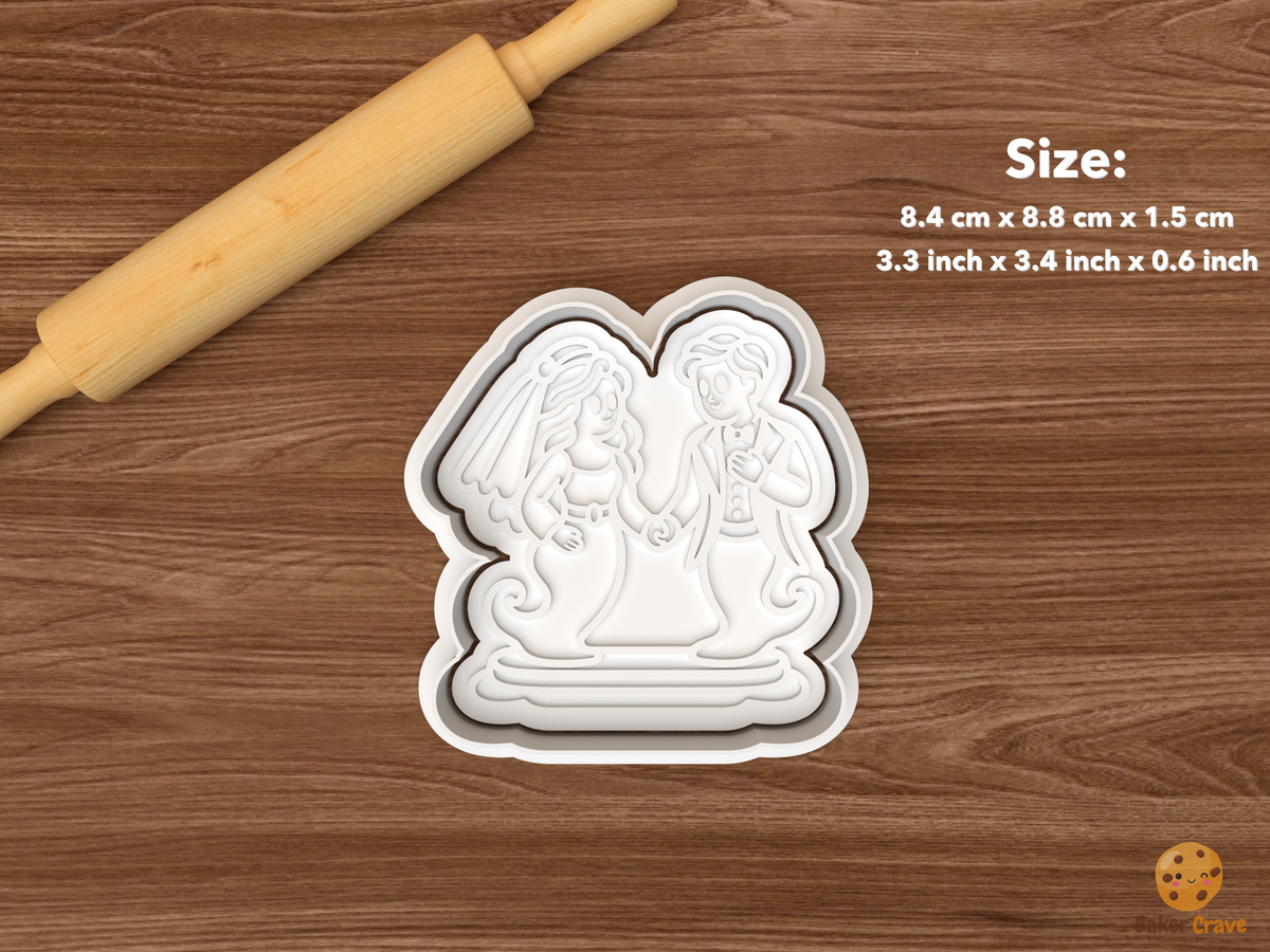 Haunted Wedding Chapel Cookie Cutter Set STL File