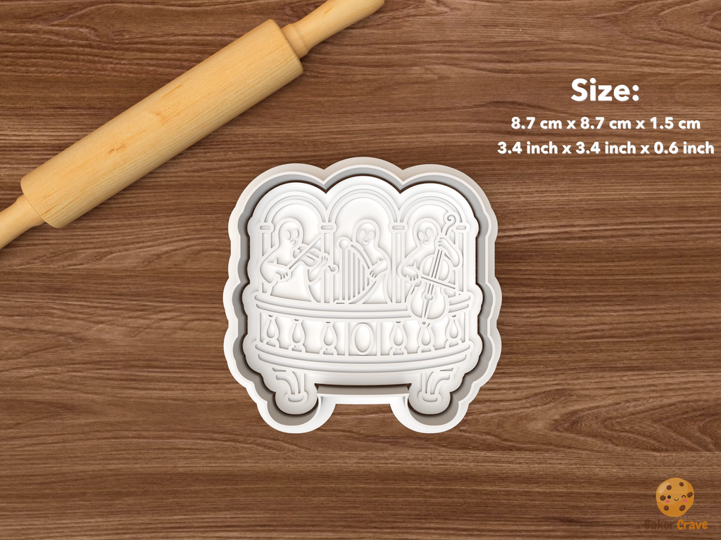 Haunted Ballroom Cookie Cutter Set STL File