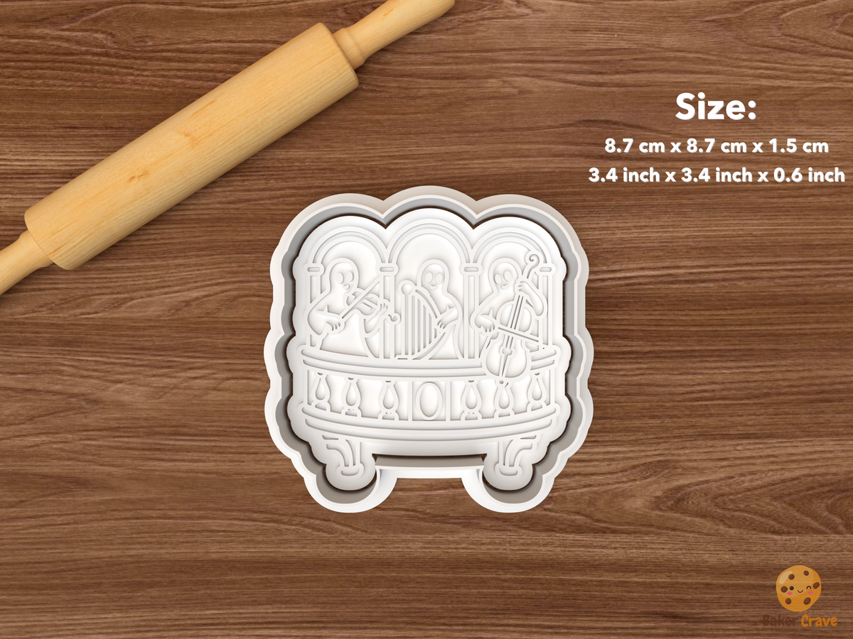 Haunted Ballroom Cookie Cutter Set STL File