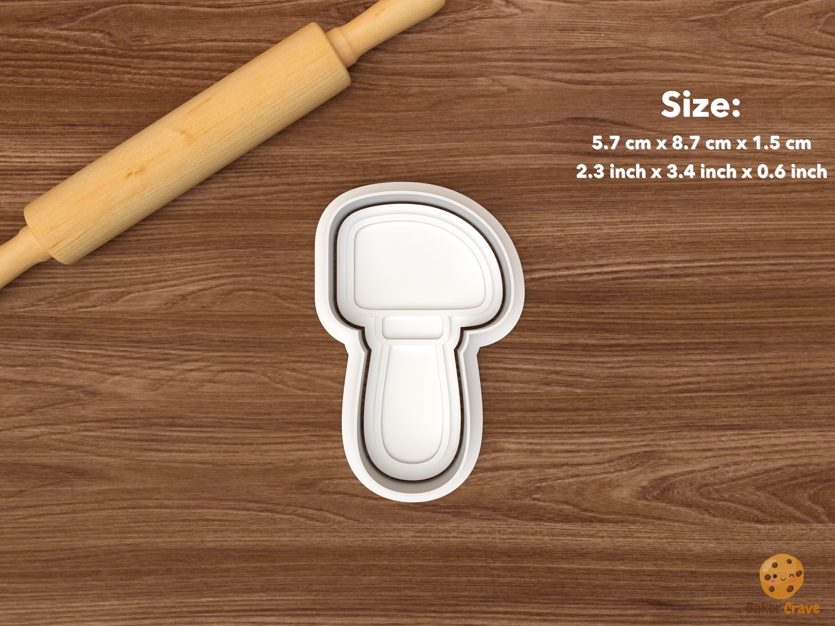 Pottery Class Cookie Cutter Set STL File - single glazing brush