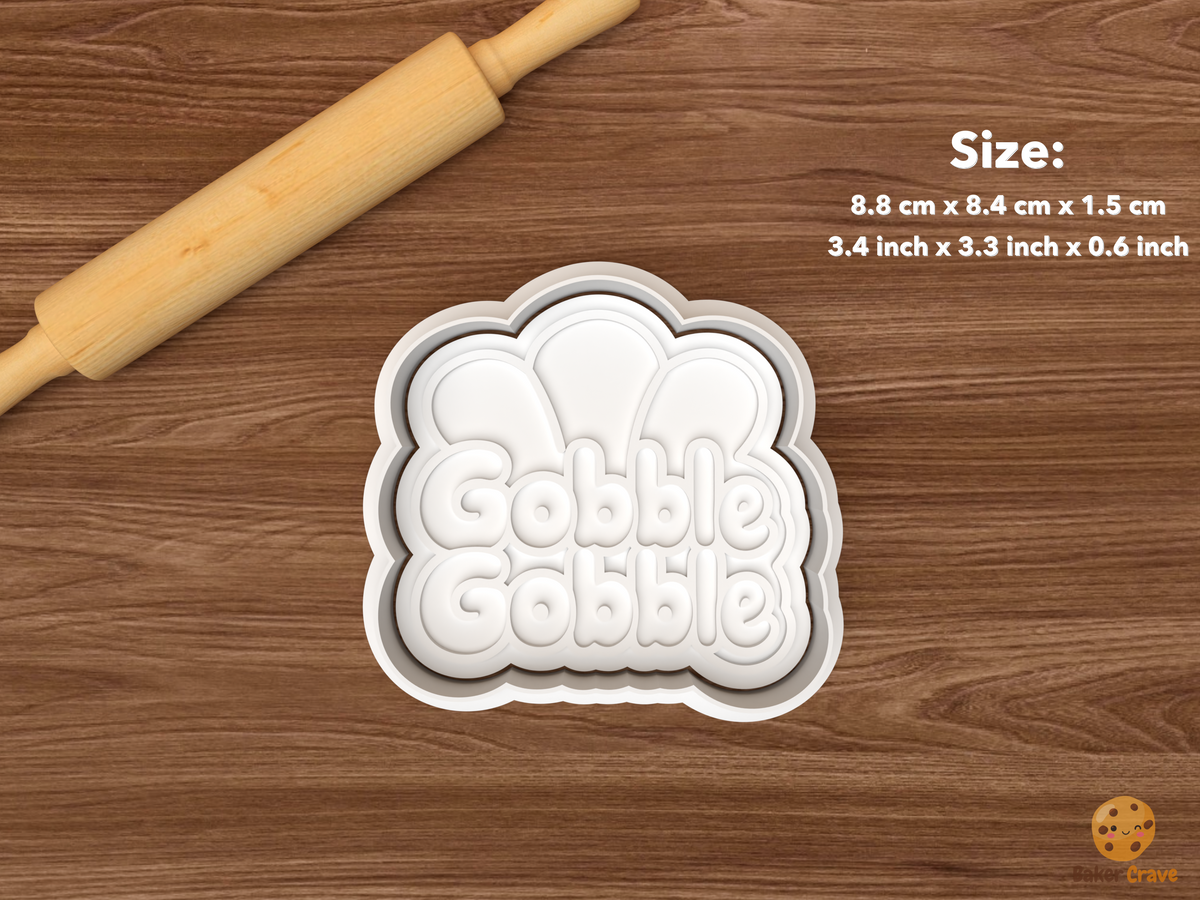 Thanksgiving Greetings Lettering Cookie Cutter Set