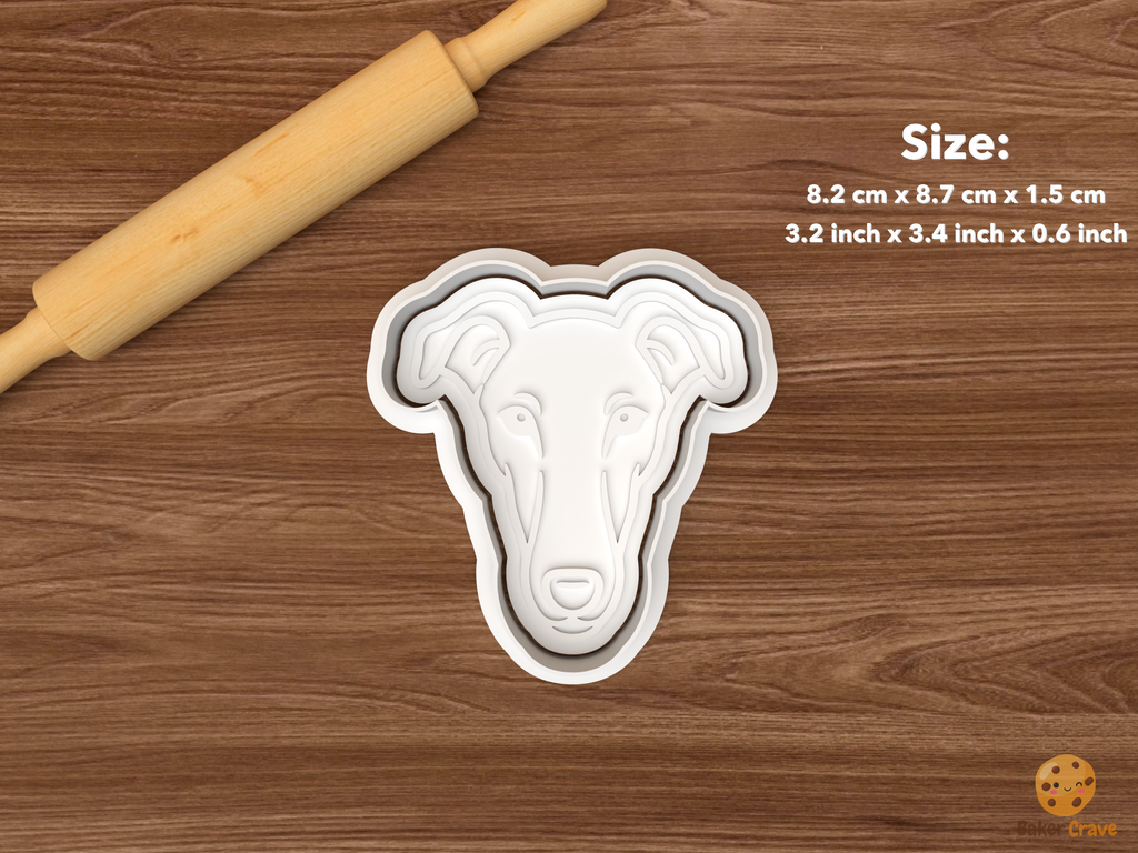 Greyhound Cookie Cutter Set STL File