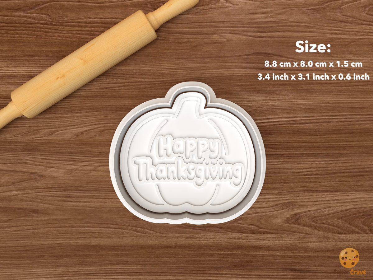 Thanksgiving Greetings Lettering Cookie Cutter Set