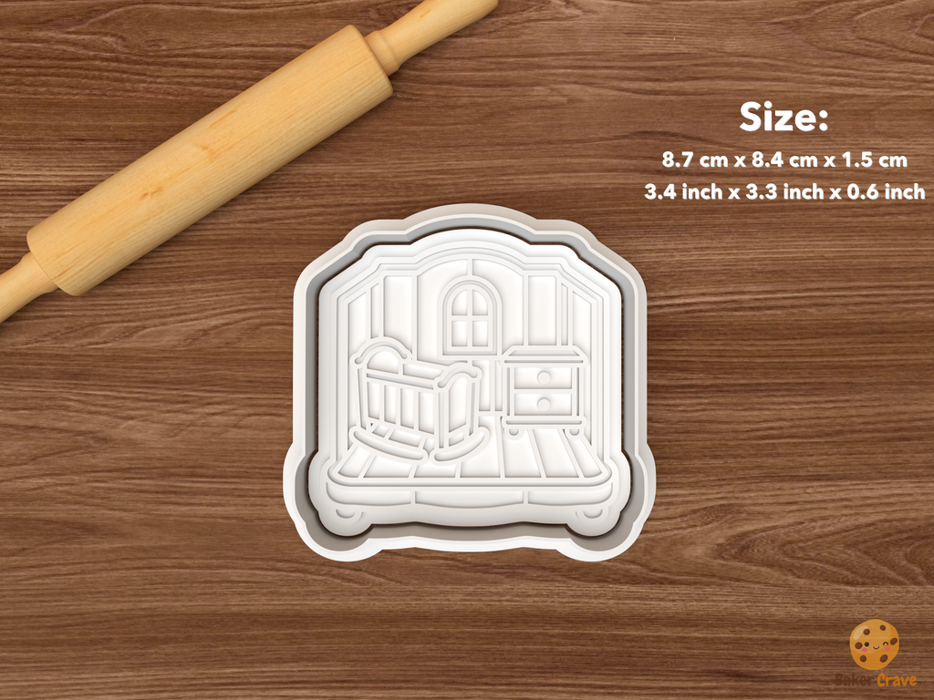 Haunted Dollhouse Cookie Cutter Set STL File