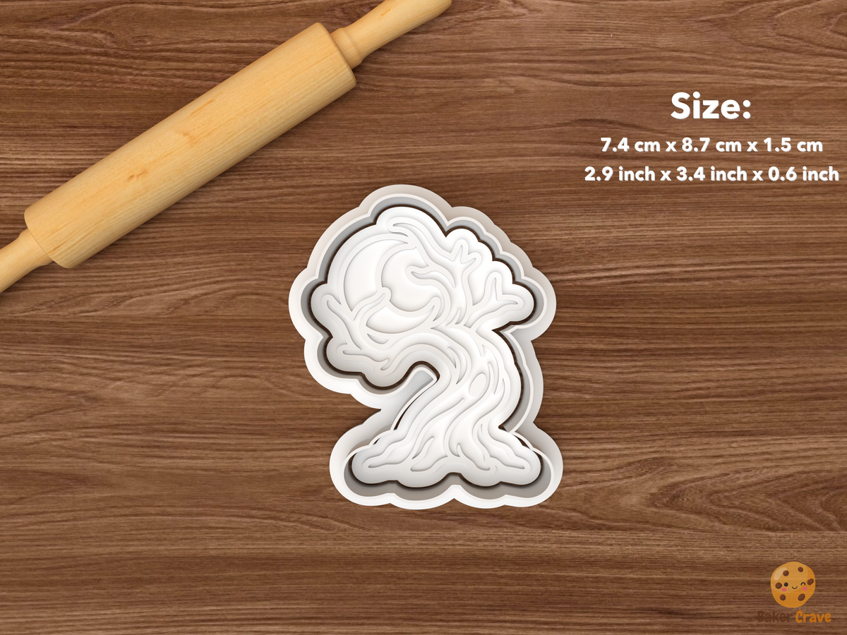 Spooky Tree Collection Cookie Cutter Set STL File
