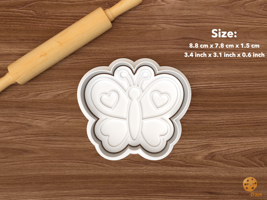 Love Bug Valentine Cookie Cutter Set STL File