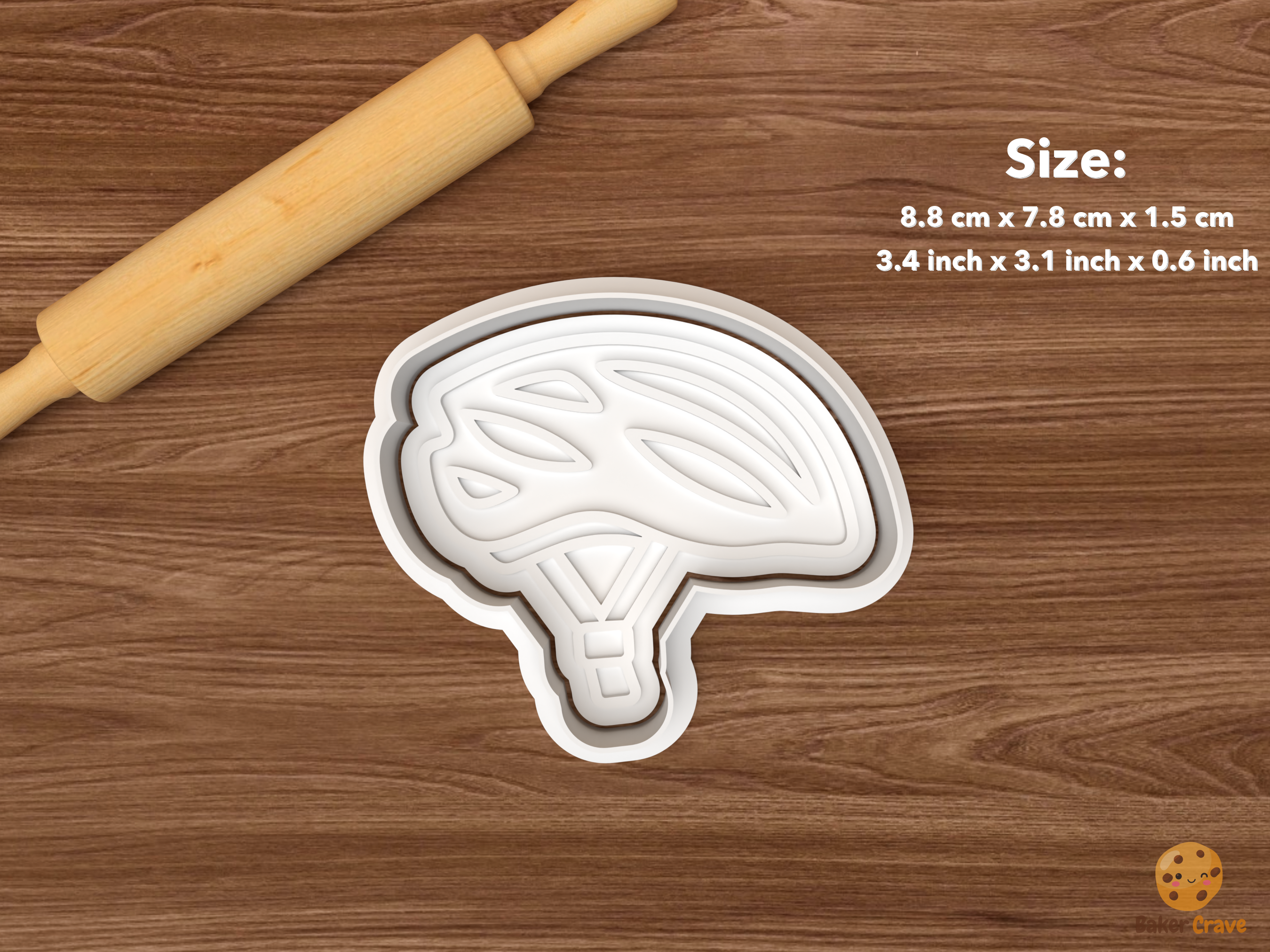 Cycling Cookie Cutter Set STL File