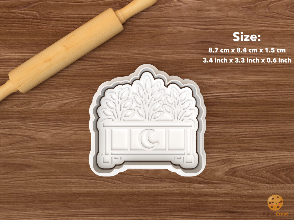 Witch Herb Garden Cookie Cutter Set STL File