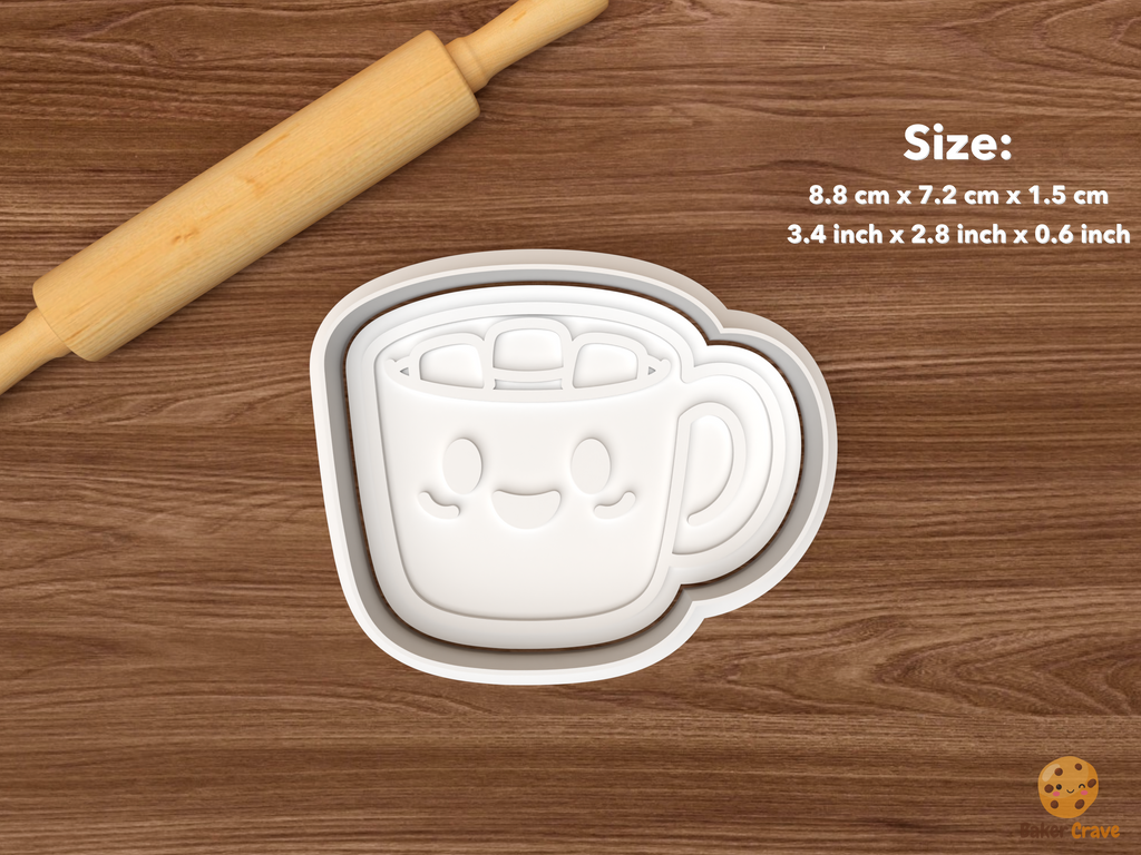 Kawaii Christmas Treat Friends Cookie Cutter Set STL File