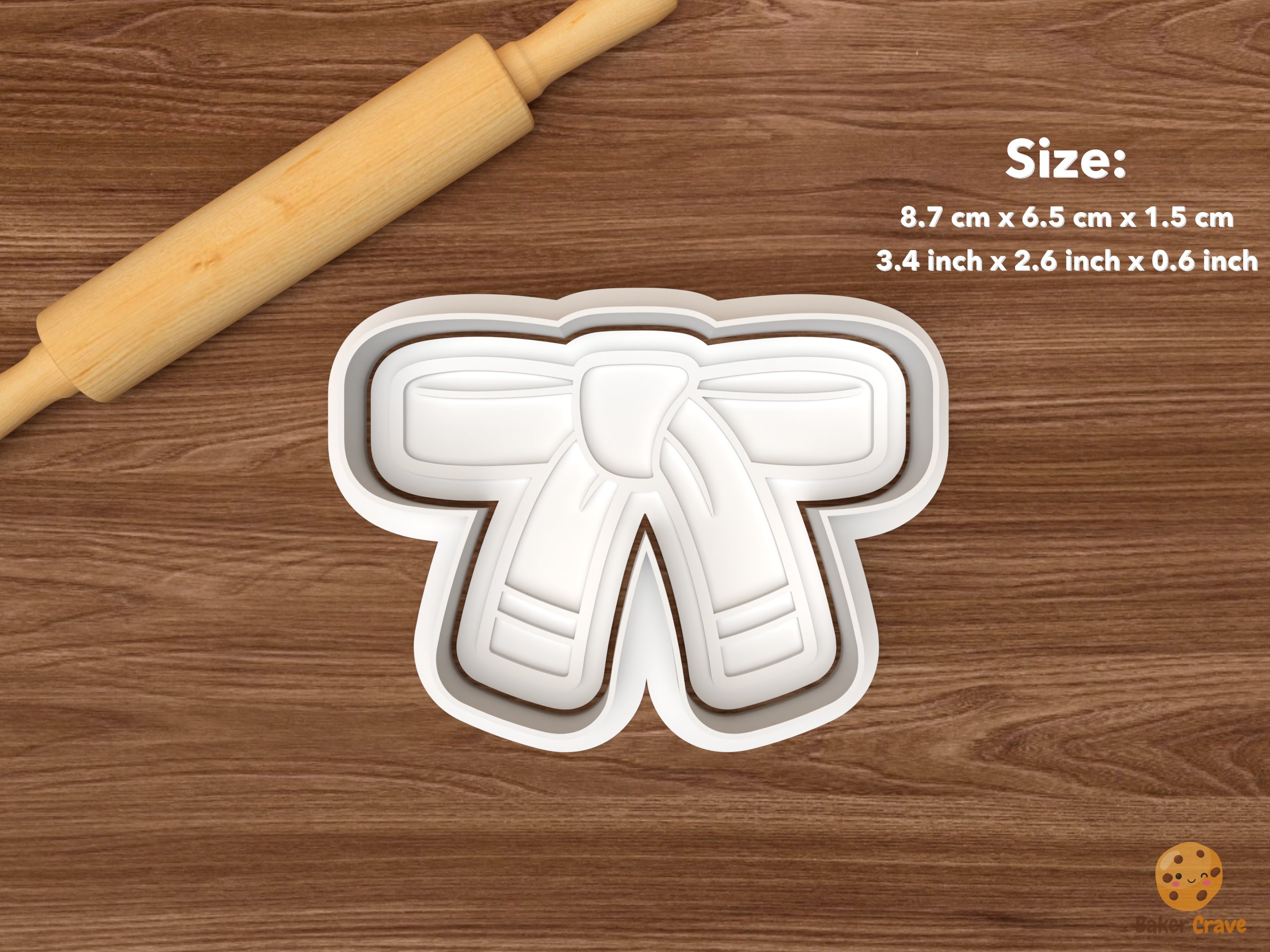 Karate Cookie Cutter Set STL File