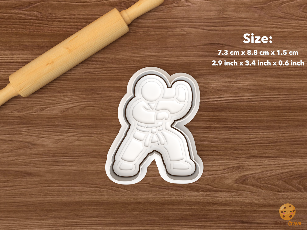Karate Cookie Cutter Set STL File