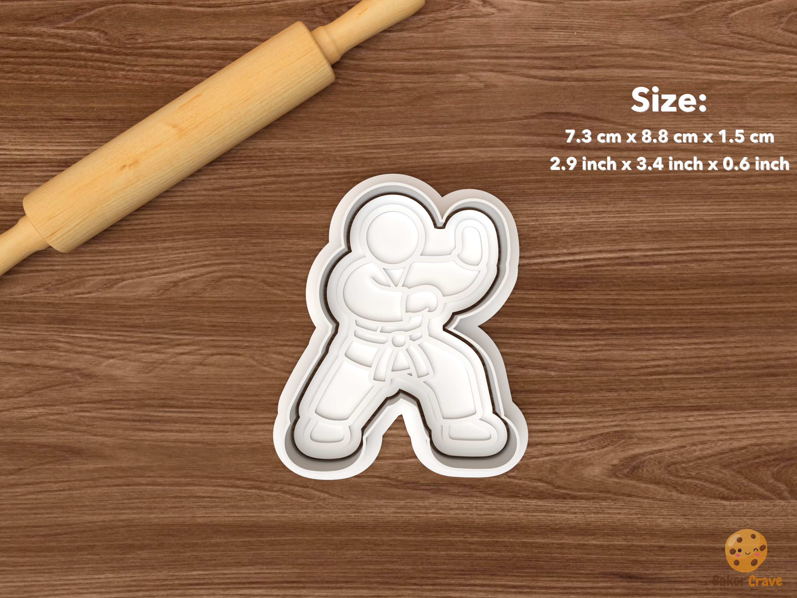 Karate Cookie Cutter Set STL File