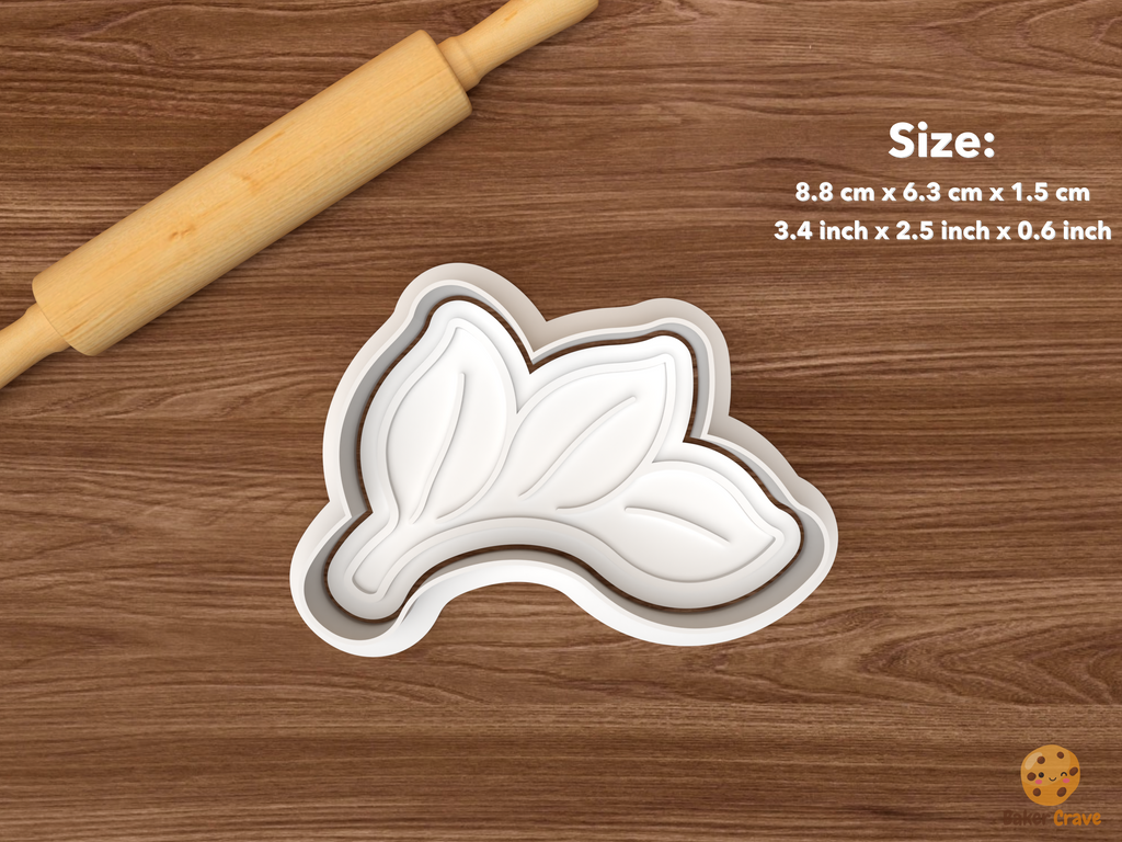 Floral Wreath Platter Cookie Cutter Set STL File