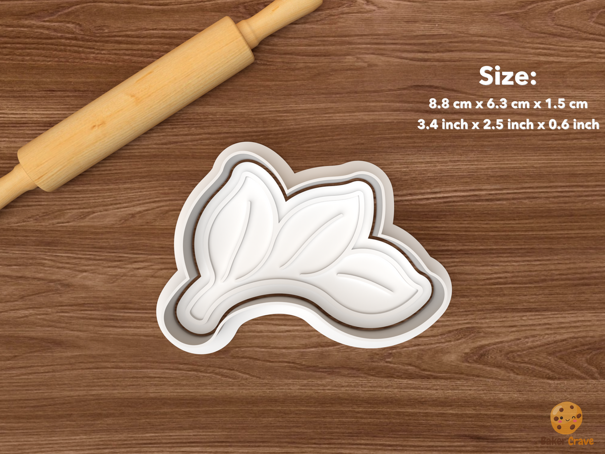 Floral Wreath Platter Cookie Cutter Set STL File