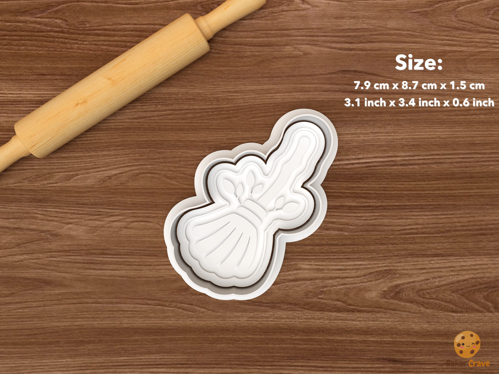 Witch Broom Collection Cookie Cutter Set STL File