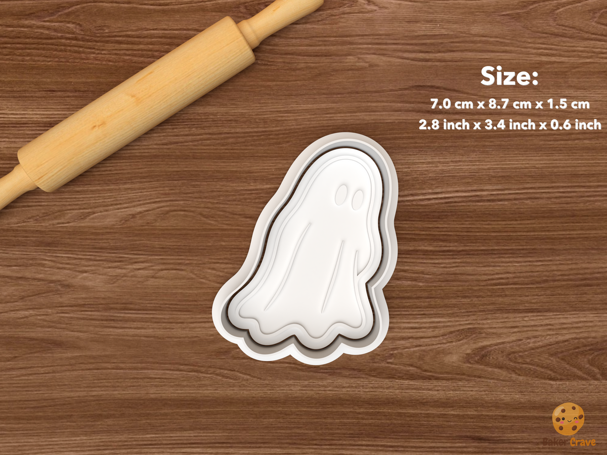 Classic Sheet Ghost Cookie Cutter Set STL File