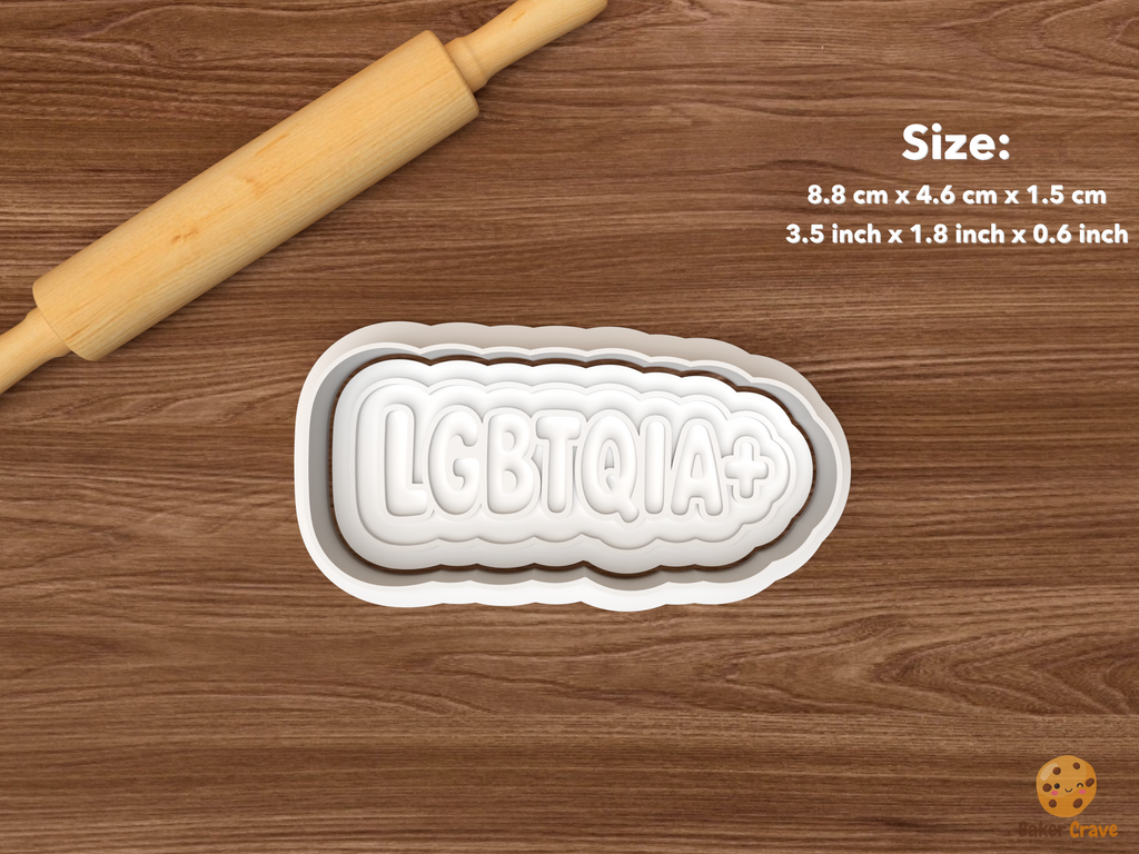 Pride Cookie Cutter Set STL File - single lgbtqia