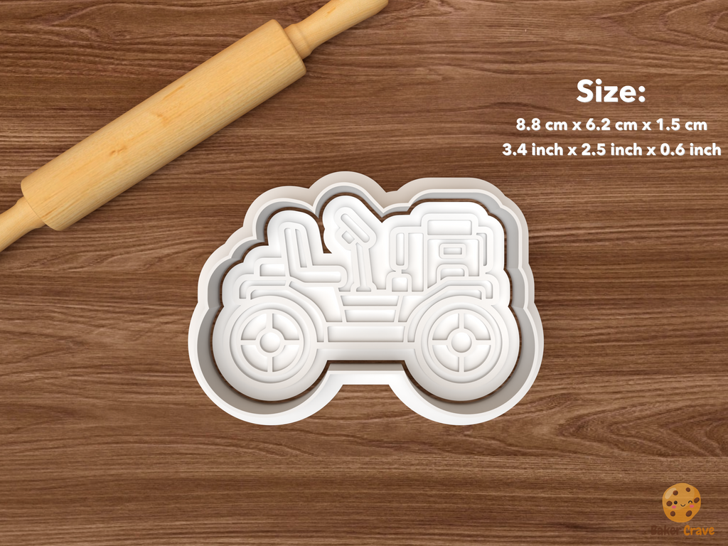 Moon Landing Cookie Cutter Set STL File - single lunar rover