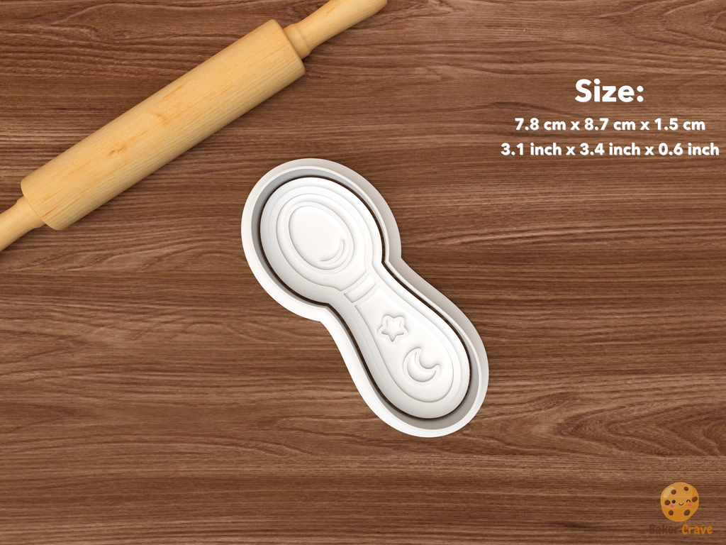 Witch Kitchen Cookie Cutter Set STL File - single magic spoon