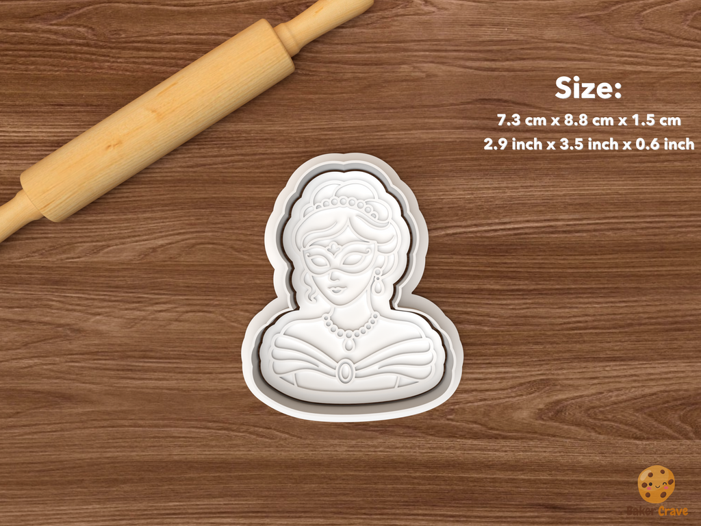 Venetian Masquerade Cookie Cutter Set STL File