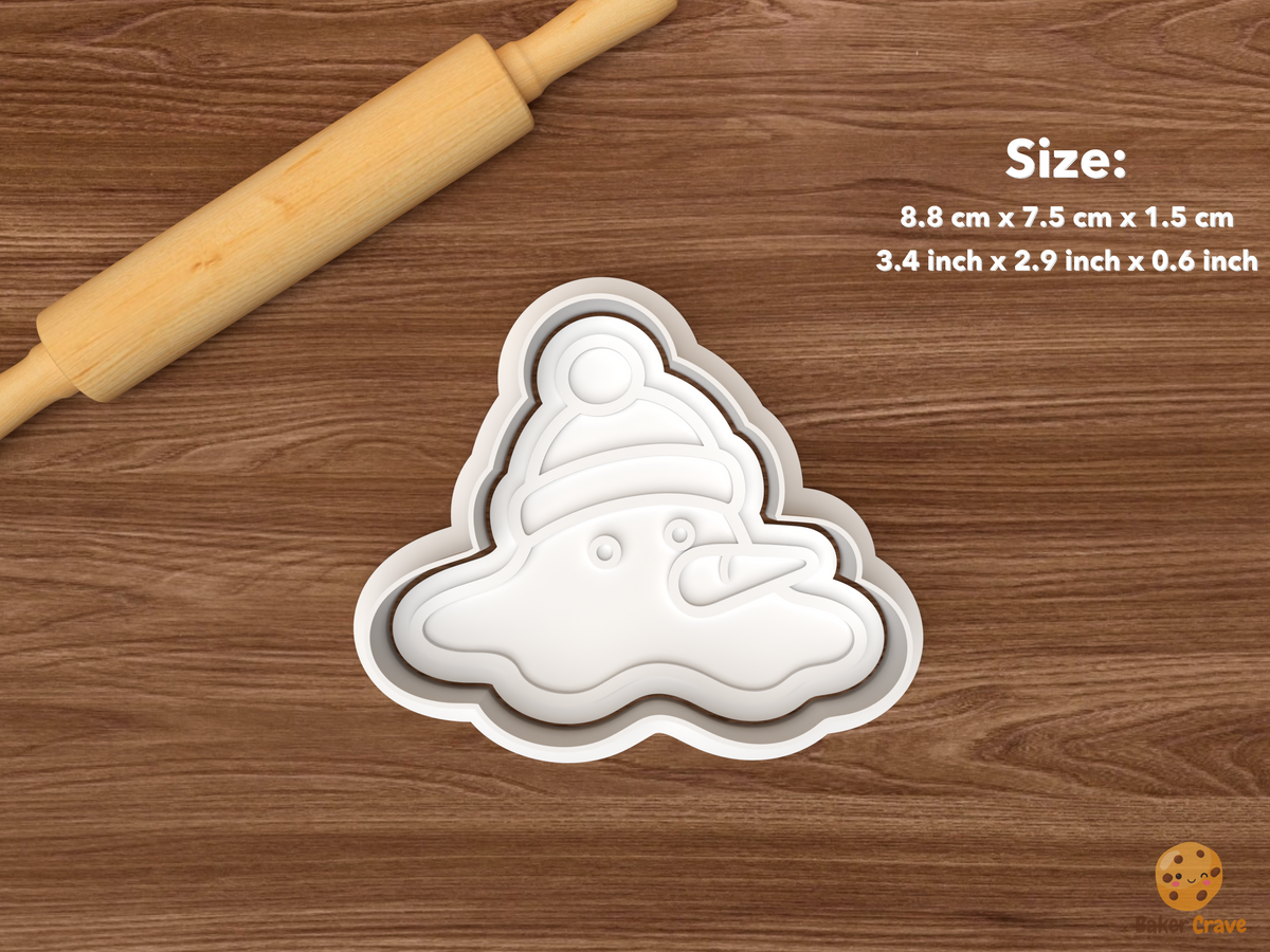 Melting Snowman Cookie Cutter Set