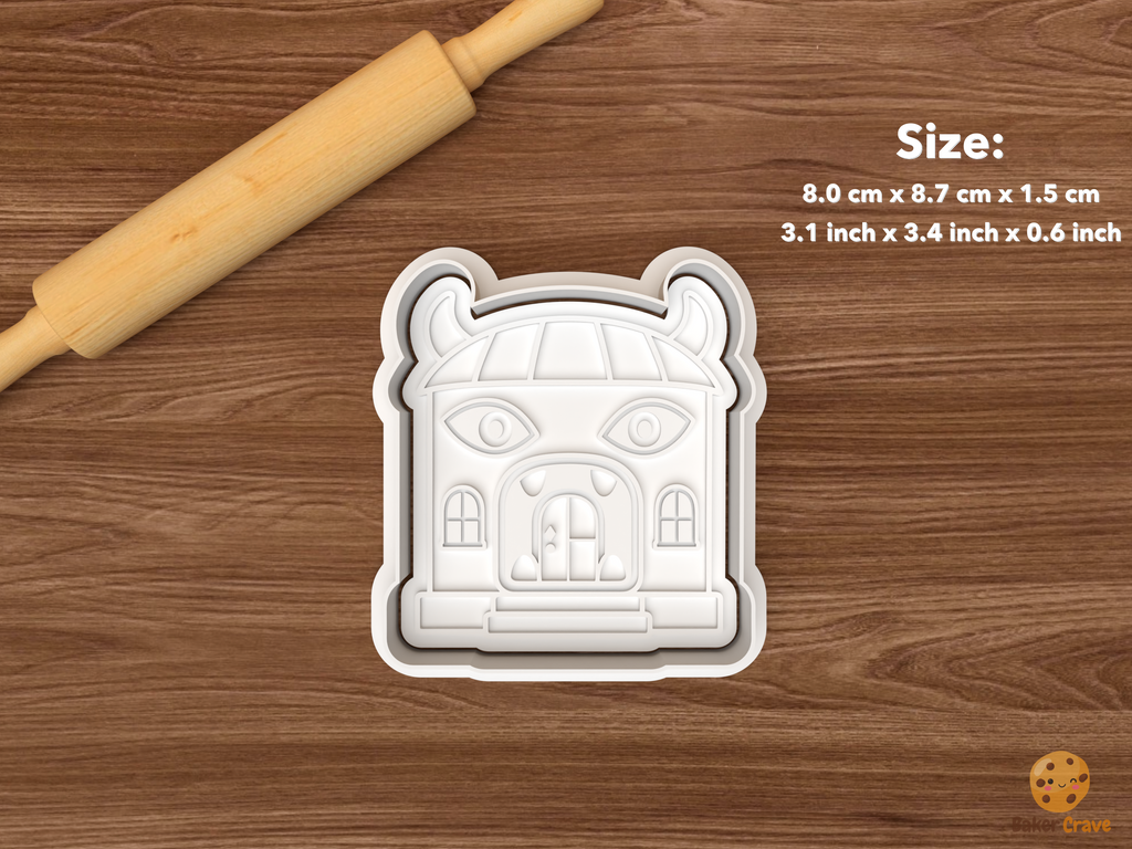 Halloween House Collection Cookie Cutter Set STL File