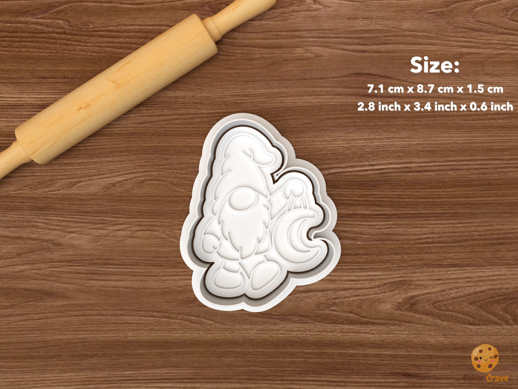 Halloween Gnome Collection Cookie Cutter Set STL File