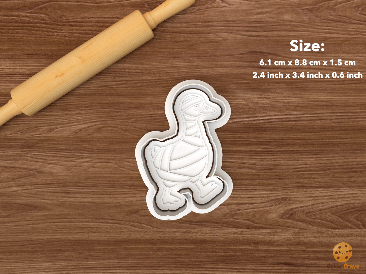 Spooky Goose Halloween Cookie Cutter Set STL File
