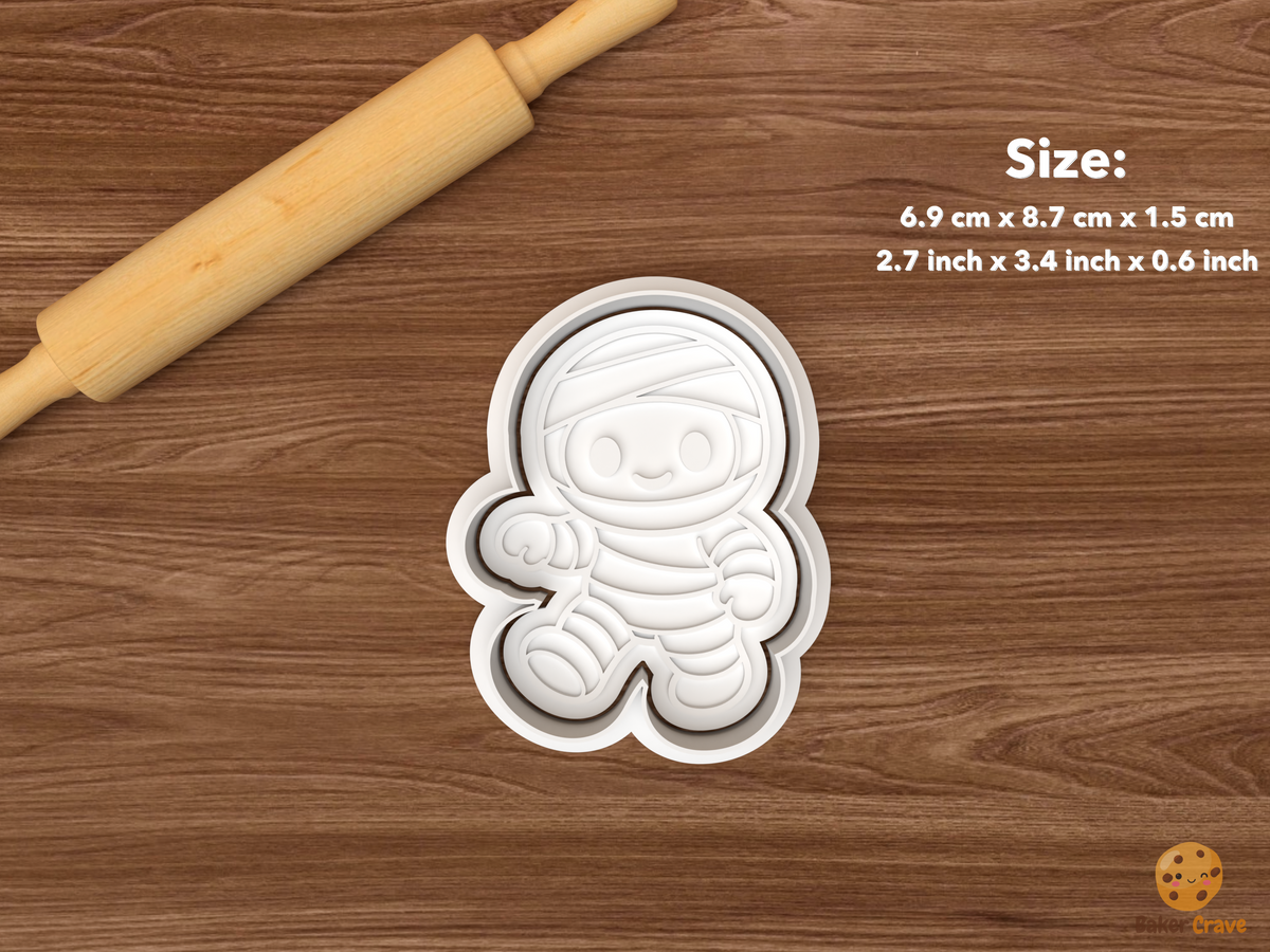 First Halloween Baby Cookie Cutter Set STL File