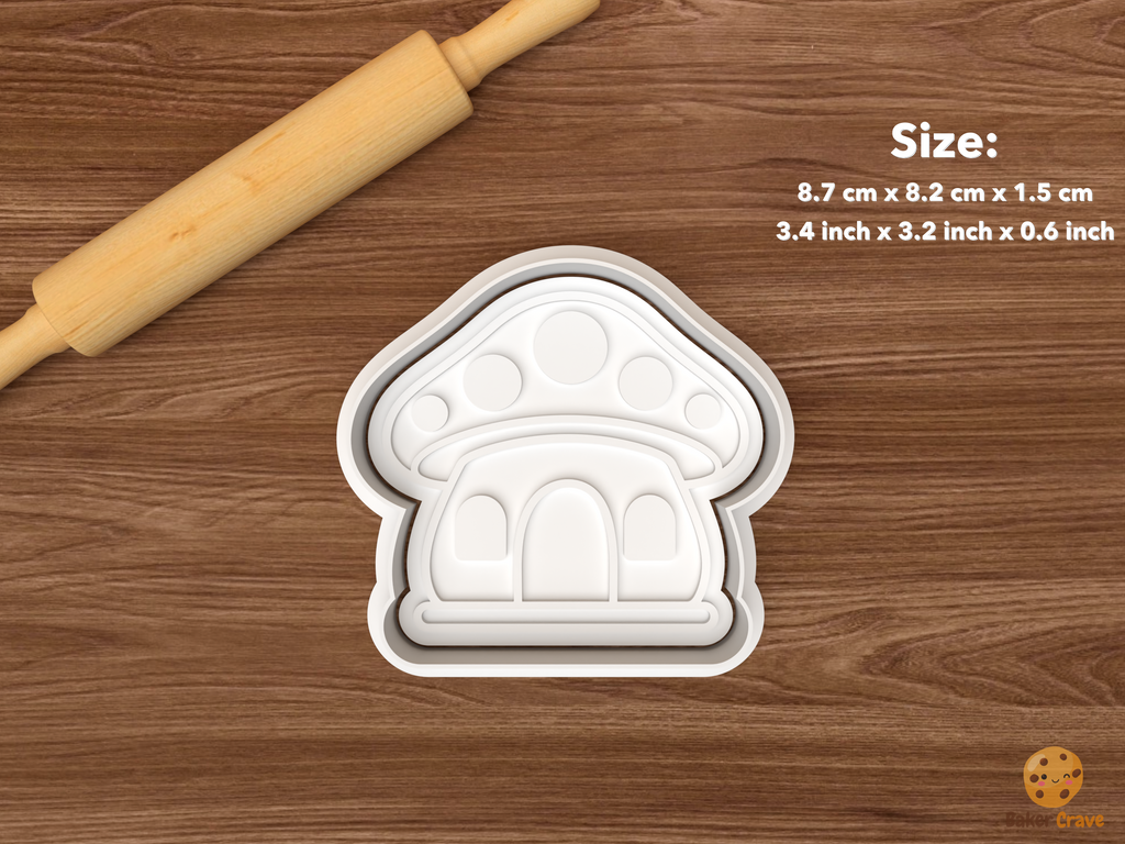 Witch Cottage Cookie Cutter Set STL File
