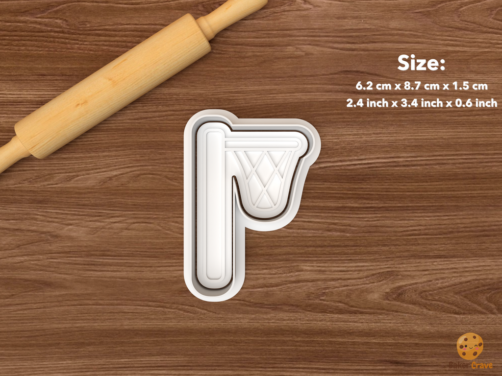 Netball Cookie Cutter Set STL File