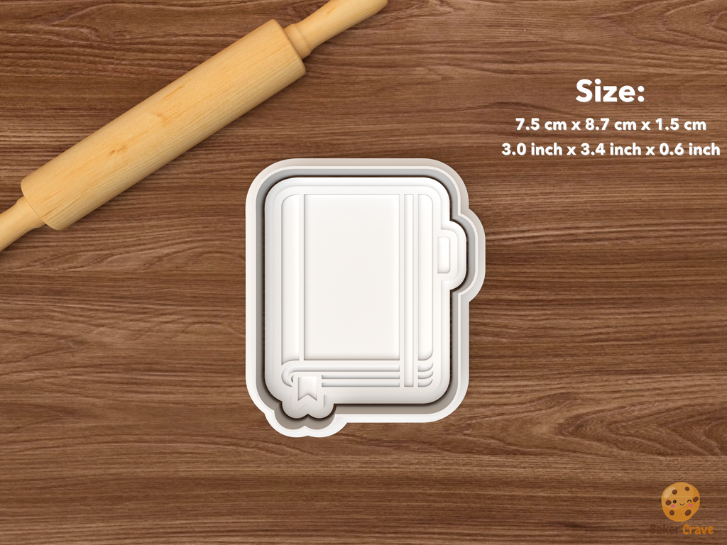 Student Study Life Cookie Cutter Set STL File - single notebook planner