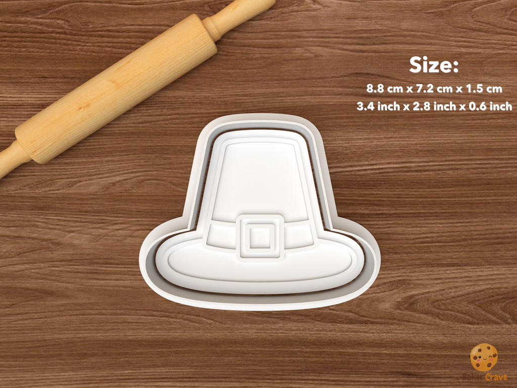 Thanksgiving Pilgrim Heritage Cookie Cutter Set STL File
