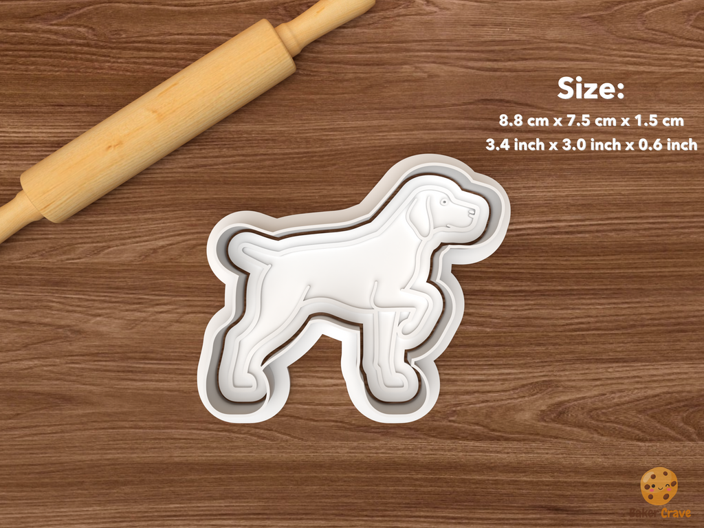 German Shorthaired Pointer Dog Cookie Cutter Set STL File