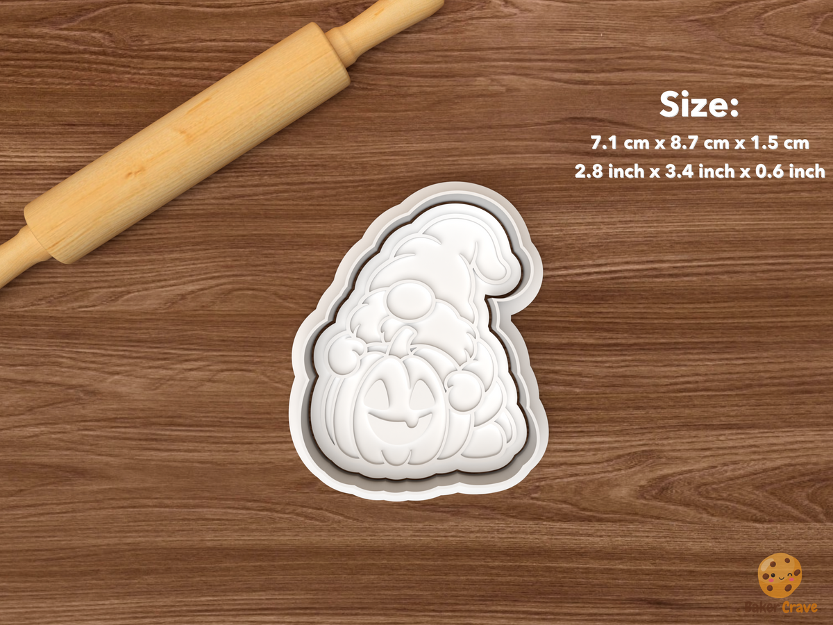 Halloween Gnome Collection Cookie Cutter Set STL File