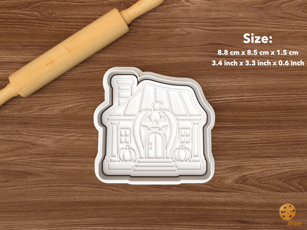 Halloween House Collection Cookie Cutter Set STL File