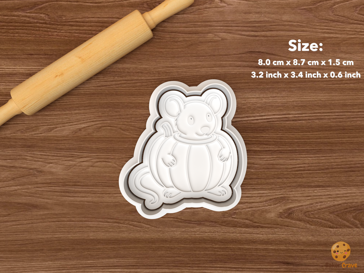 Halloween Mouse Collection Cookie Cutter Set STL File