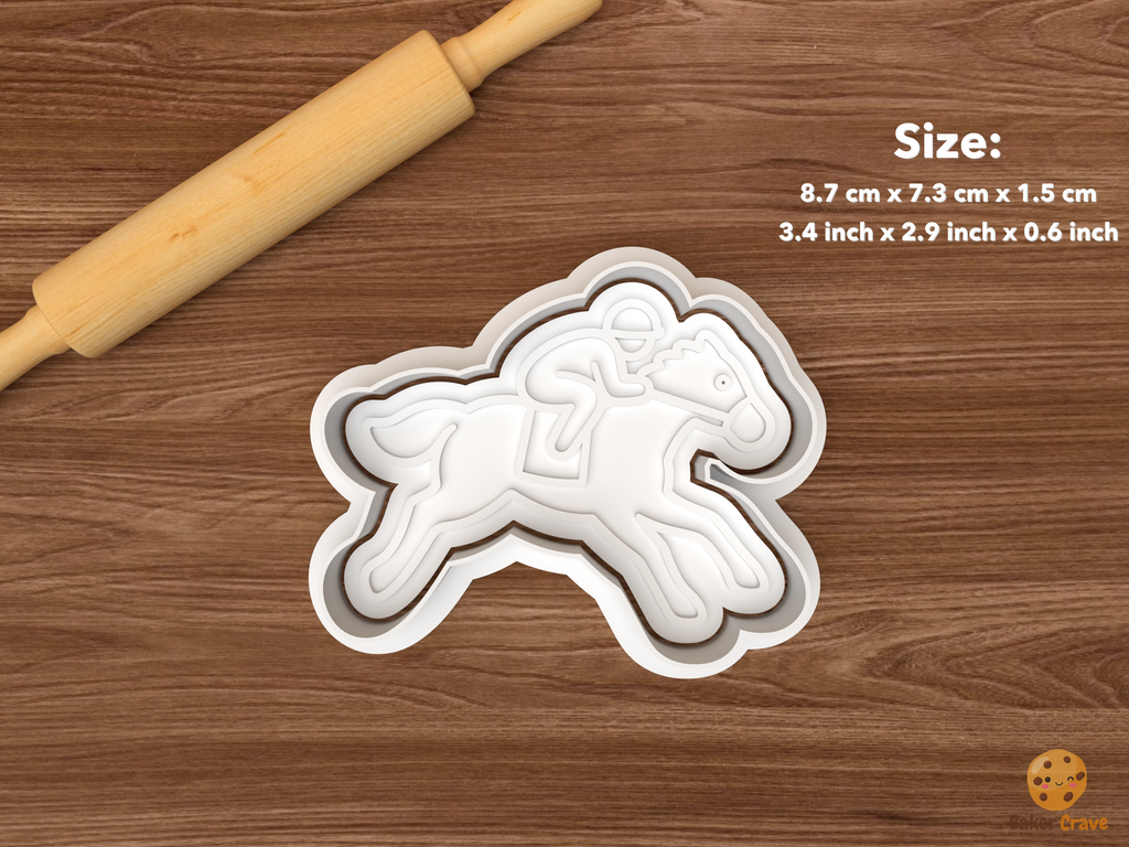 Kentucky Derby Cookie Cutter Set STL File