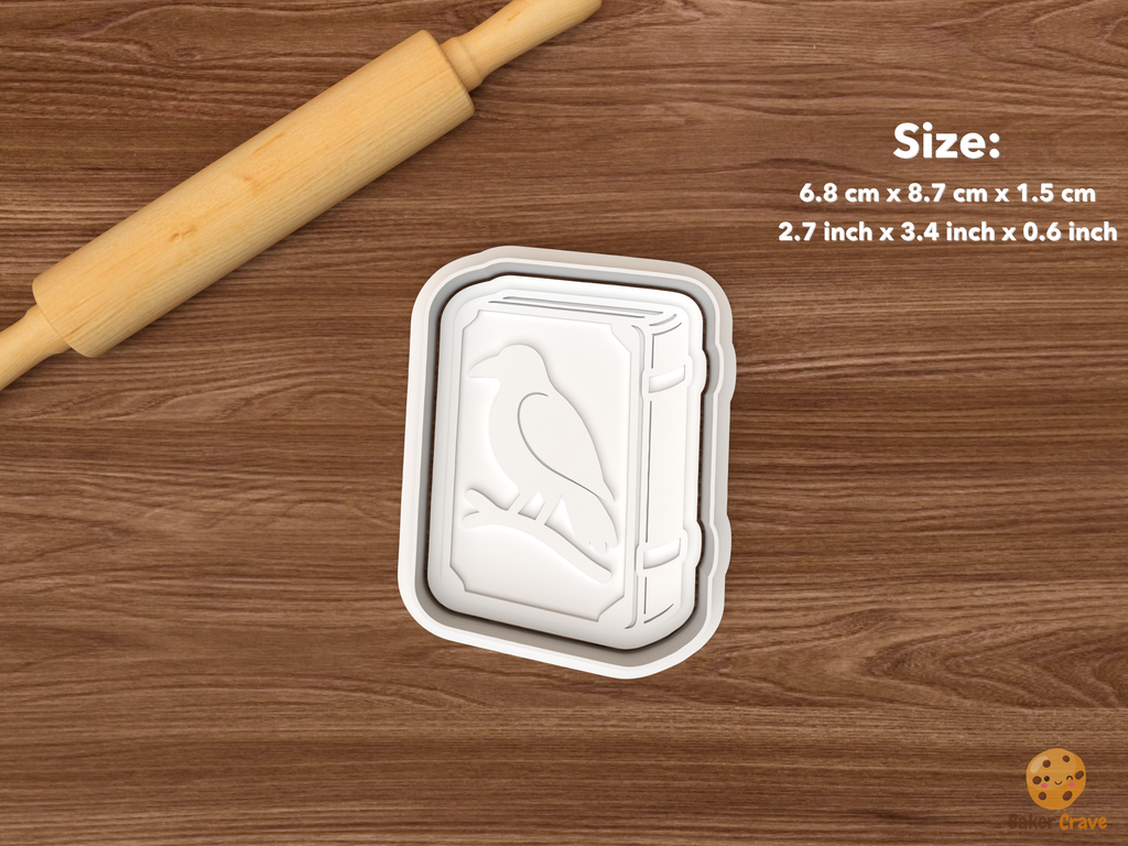 Spellbook Collection Cookie Cutter Set STL File
