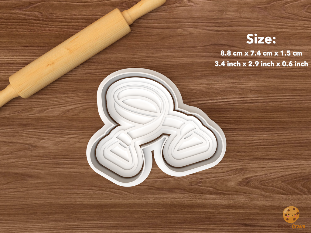 Physical Therapy Cookie Cutter Set STL File - single resistance band