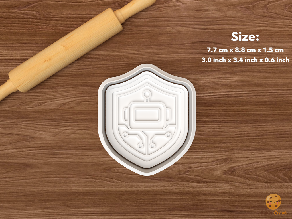STEM Club Cookie Cutter Set STL File - single robotics shield