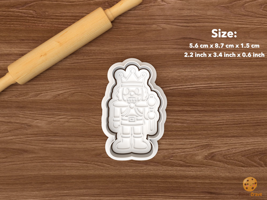 Christmas Nutcrackers Cookie Cutter Set STL File