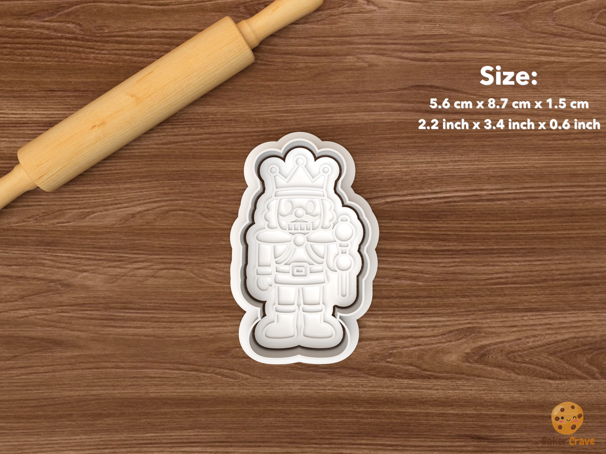 Christmas Nutcrackers Cookie Cutter Set STL File