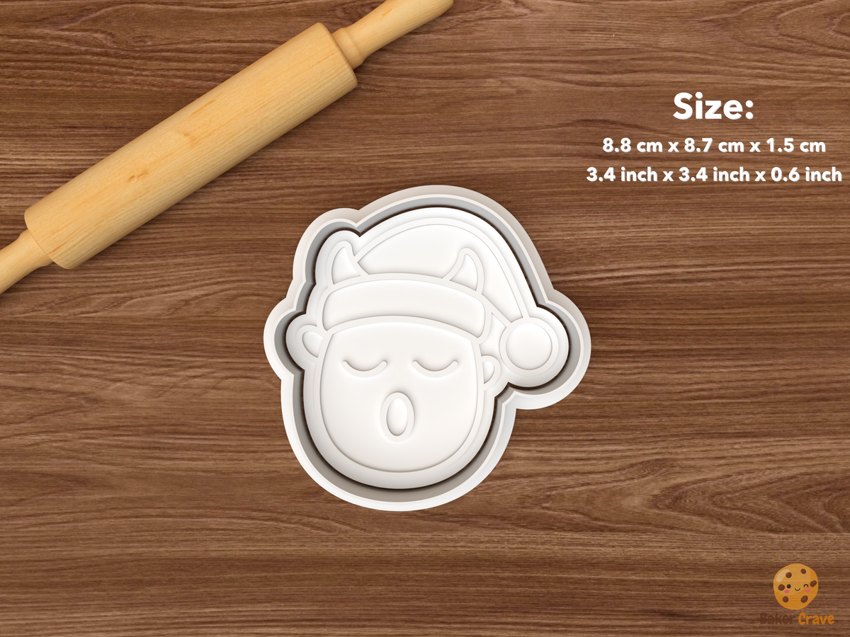 Humbug Monster Grumpy Holiday Faces Cookie Cutter Set