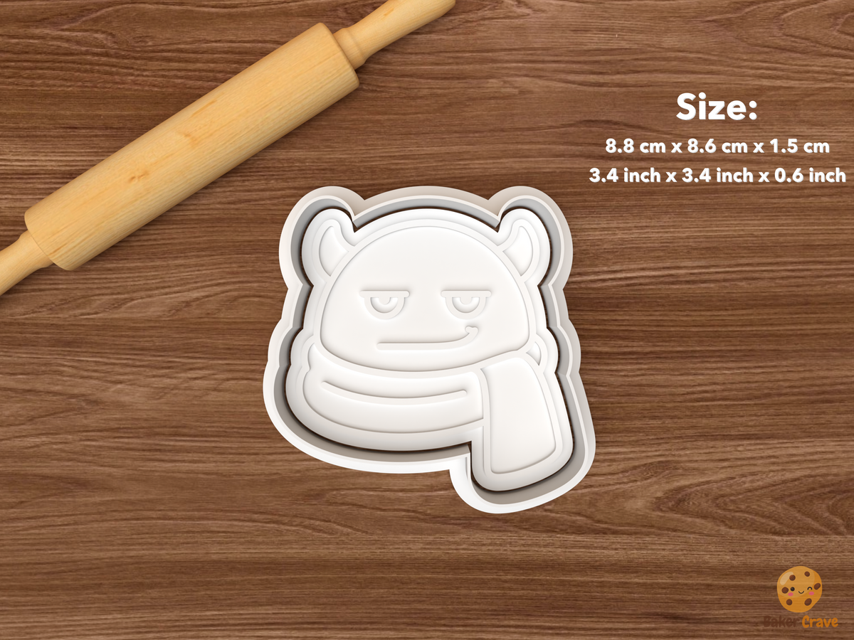 Humbug Monster Grumpy Holiday Faces Cookie Cutter Set