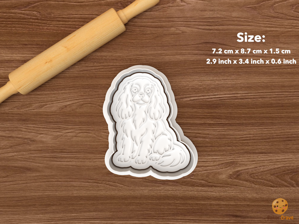 Cavalier King Charles Spaniel Dog Cookie Cutter Set